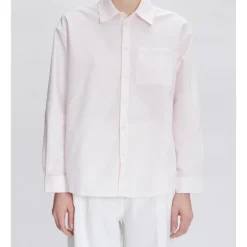 Bluser & Skjorter<A.P.C. Broderet Boyfriend Skjorte Hvid