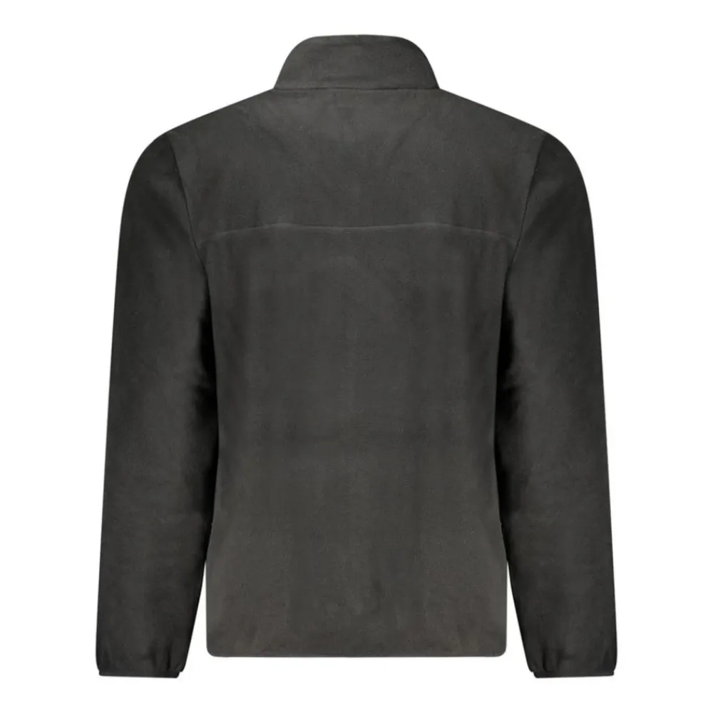 Fleece<Fila Broderet Fleecejakke med Logo Sort
