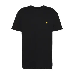 T-Shirts<Carhartt Wip Broderet Logo T-shirt Sort