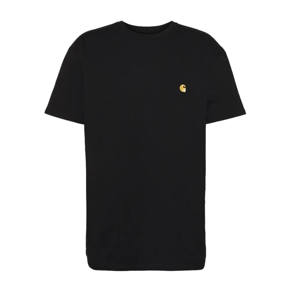 T-Shirts<Carhartt Wip Broderet Logo T-shirt Sort