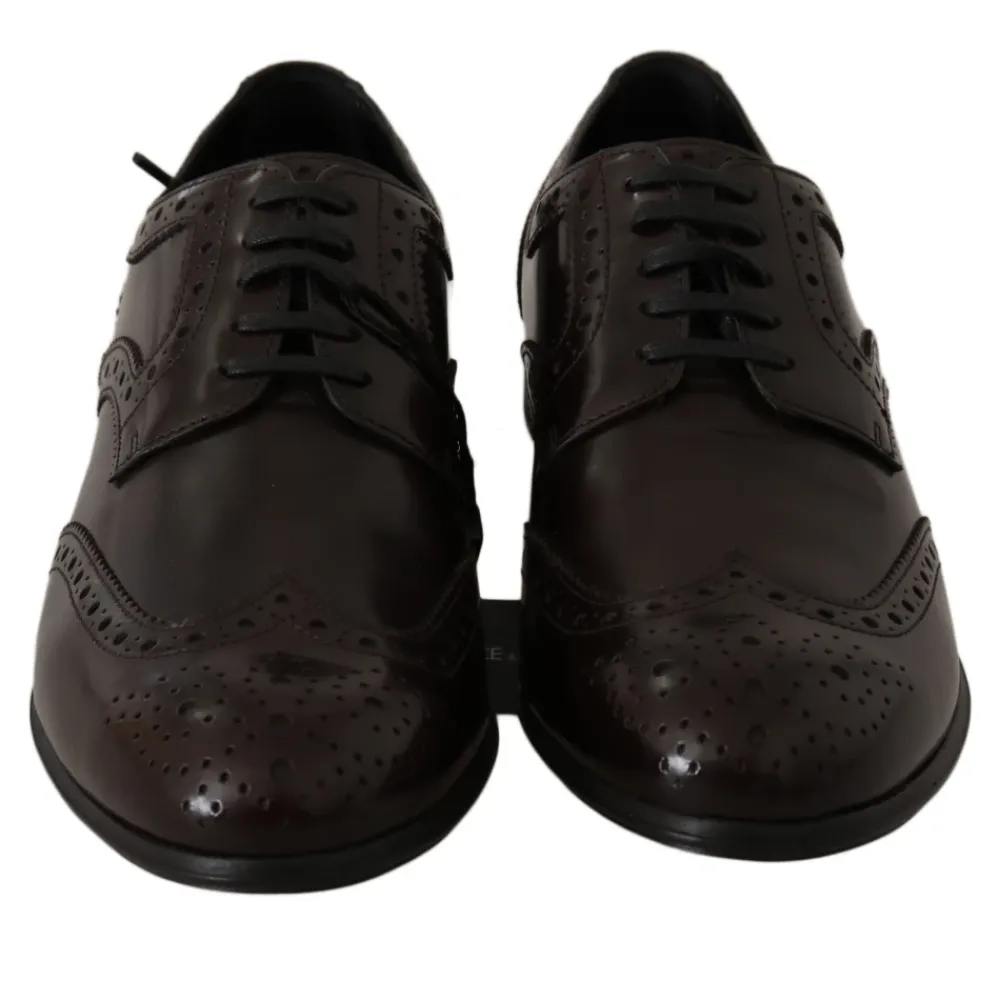 Snøresko^Dolce & Gabbana Broques Oxford Wingip Brun