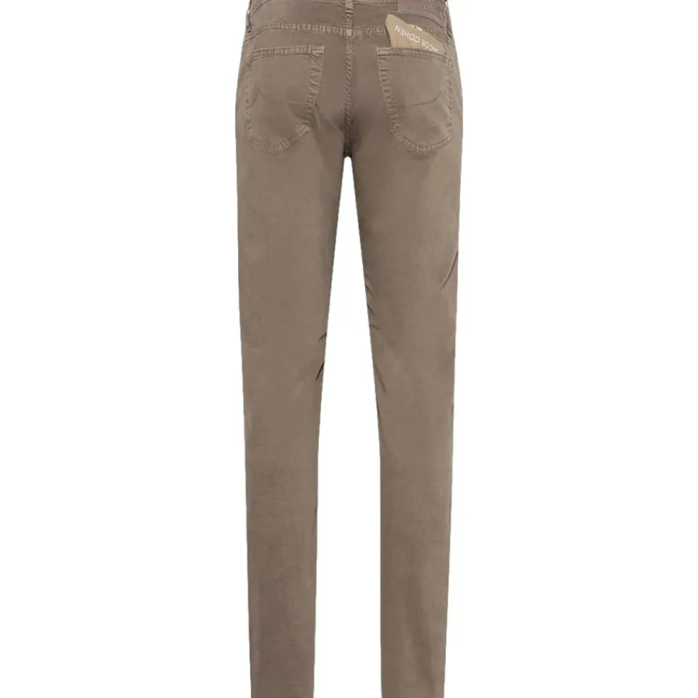 Bukser^Jacob Cohën bomuld gabardine Bard jeans Brun