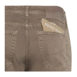 Bukser^Jacob Cohën bomuld gabardine Bard jeans Brun