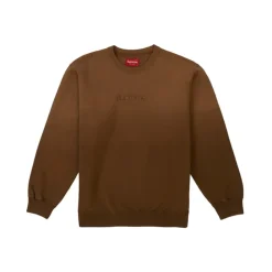 Sweatshirts<Supreme Dipped Crewneck Sweater Brun