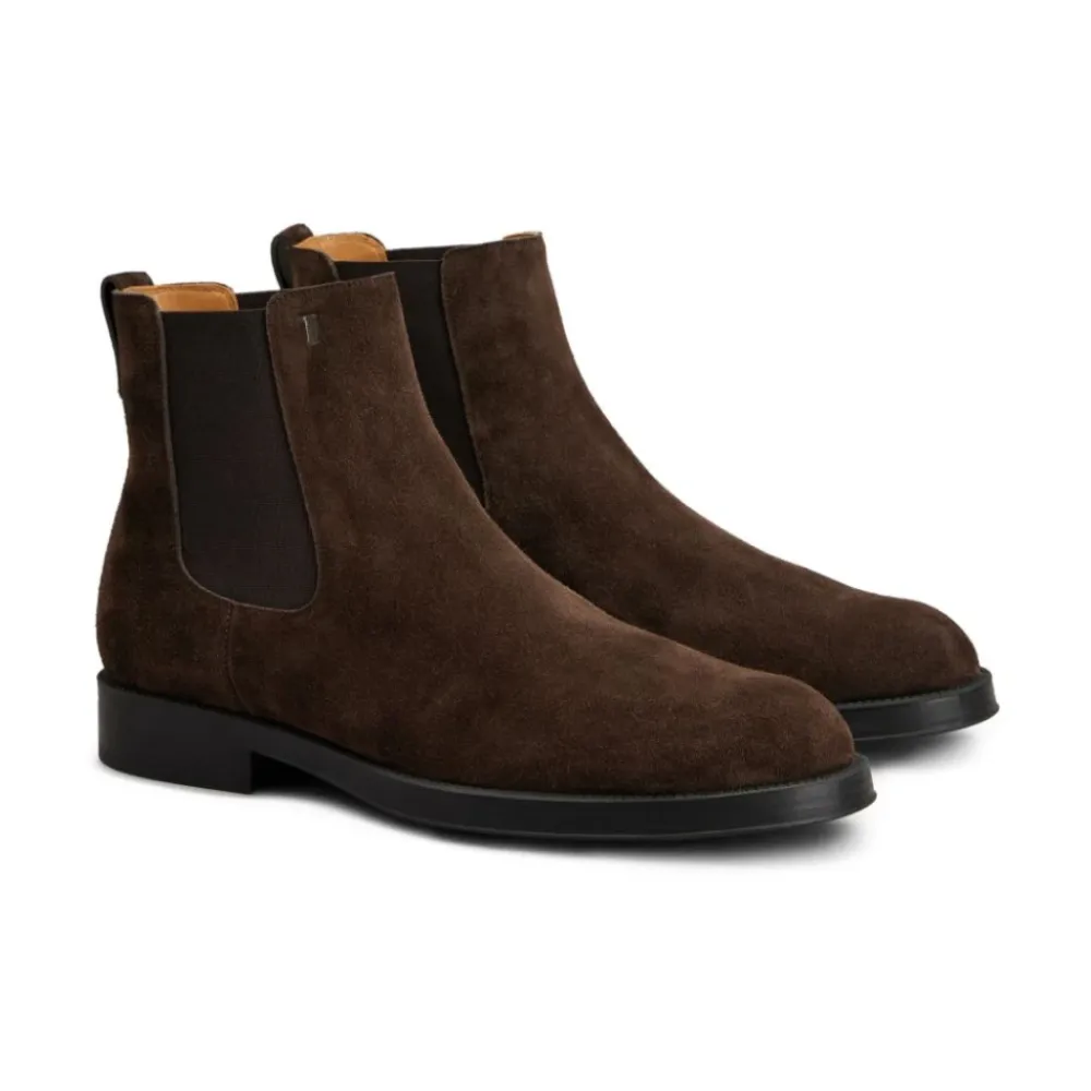 Chelsea Boots<Tod's Elastiske Sidedele Støvler Brun