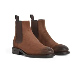 Chelsea Boots<Dsquared2 Elastiske Sider Stakket Hæl Brun