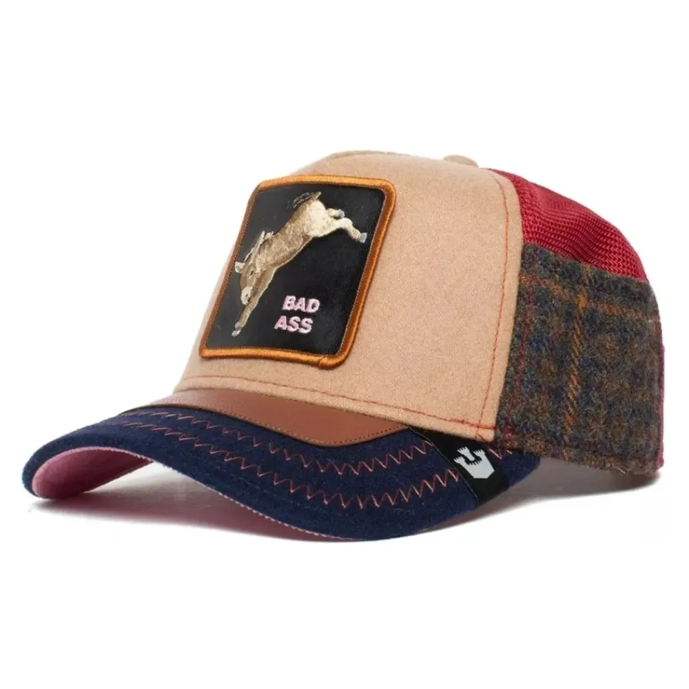 Huer, Kasketter & Hatte^Goorin Bros Brun Hjortetrucker Cap Multifarvet