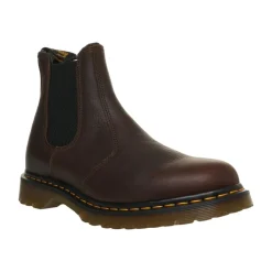 Chelsea Boots|Støvler<Dr. Martens Læder Chelsea Støvler Brun