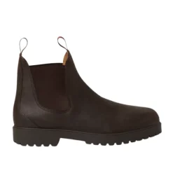 Chelsea Boots^Loro Piana Læder Chelsea Støvler med Kummel-Farvet Sløjfe Brun