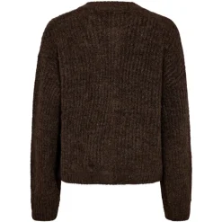 Striktrøjer & Sweatere^Liberté Melange Knappe Cardigan Brun