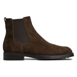 Chelsea Boots^Tod's Ruskind Chelsea Støvler Lav Hæl Brun