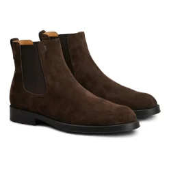 Chelsea Boots^Tod's Ruskind Chelsea Støvler Lav Hæl Brun