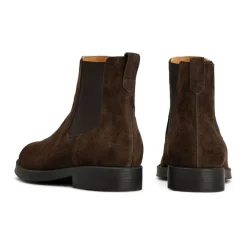 Chelsea Boots^Tod's Ruskind Chelsea Støvler Lav Hæl Brun