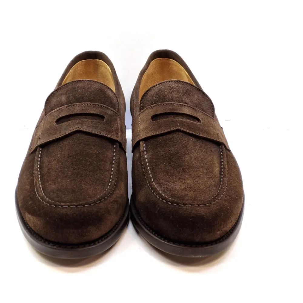 Loafers<Berwick Ruskind Mokkasin med Klassiske Detaljer Brun