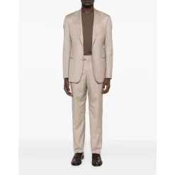 Jakkesæt^Emporio Armani Silke & Nylon Dragt Brun