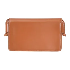 Clutch<Marni Skuldertaske med Logoprint Brun
