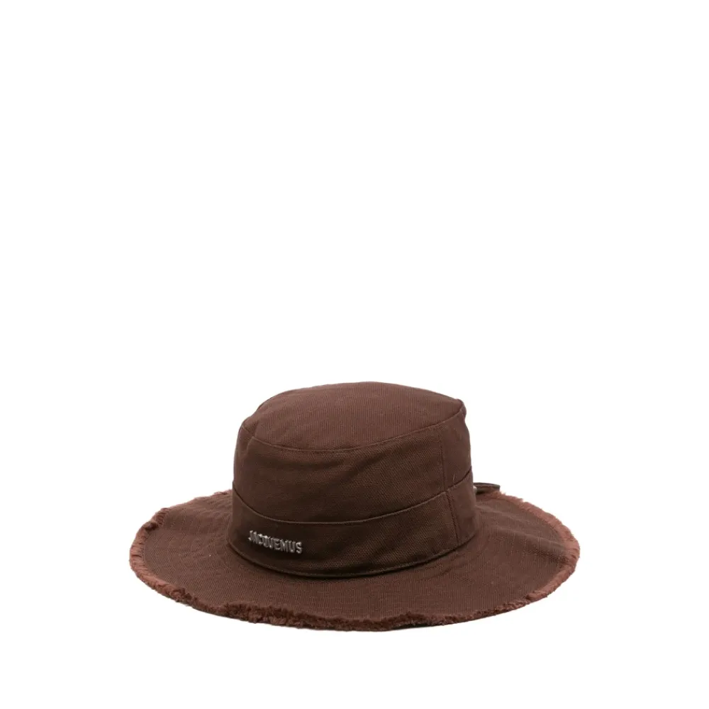Huer & Kasketter<Jacquemus Snørehat med Logo Brun