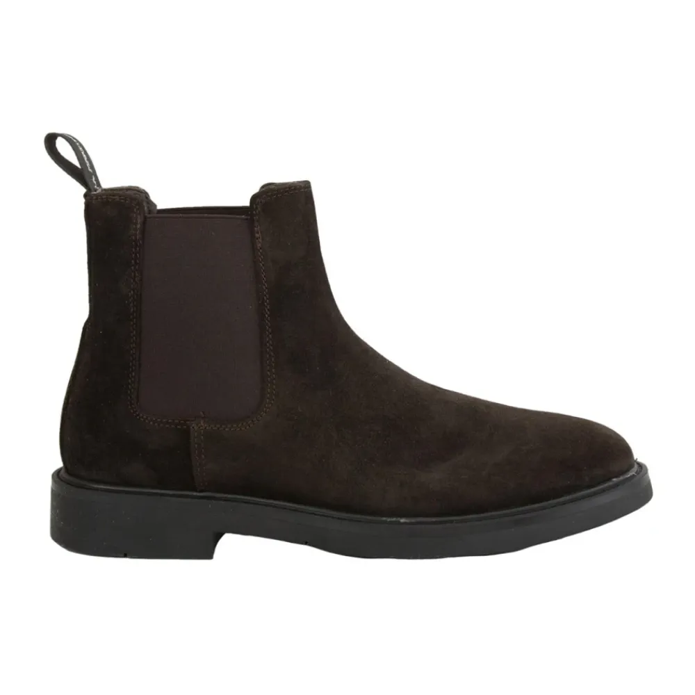 Chelsea Boots<La Martina Suede Ankelstøvle Brun