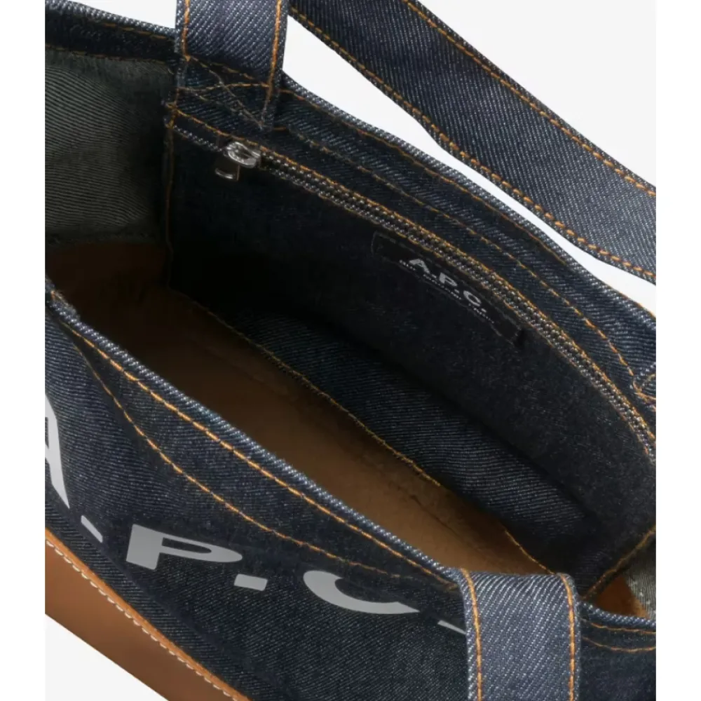 Indkøbstasker<A.P.C. Tote Axel Taske Brun