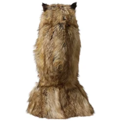 Huer & Kasketter^Dolce & Gabbana Ugle Faux Fur Hovedhue Brun