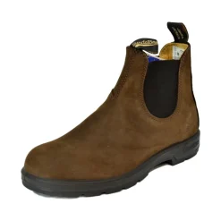 Chelsea Boots<Blundstone e Nubuck Læder Chelsea Støvler Brun