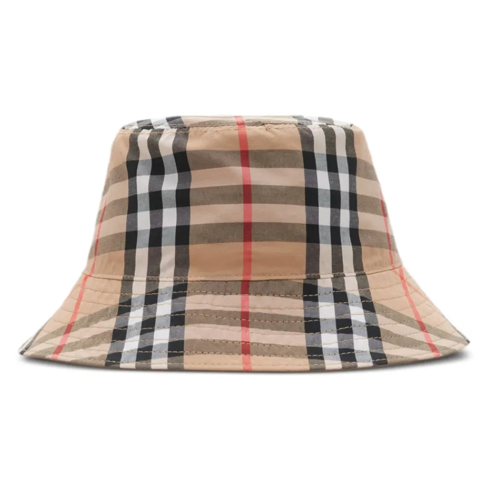 Huer & Kasketter<Burberry Bucket Hat Beige