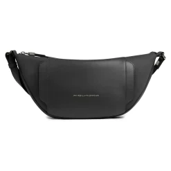 Bæltetasker^Piquadro Bum Bag i tekstil og læder Sort