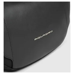 Bæltetasker^Piquadro Bum Bag i tekstil og læder Sort