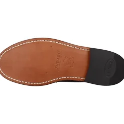 Loafers<Sebago Burgunderfarvede læderloafers Rød