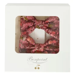 Hår Tilbehør<Bonpoint Burgundy Hårklemmer Sæt med Kirsebær Rød