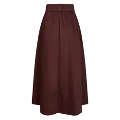 Nederdele^Neo Noir Burgundy Poplin Skjorte Rød