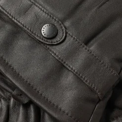 Handsker^Barbour Burnished Leather Thinsulate Handsker Brun