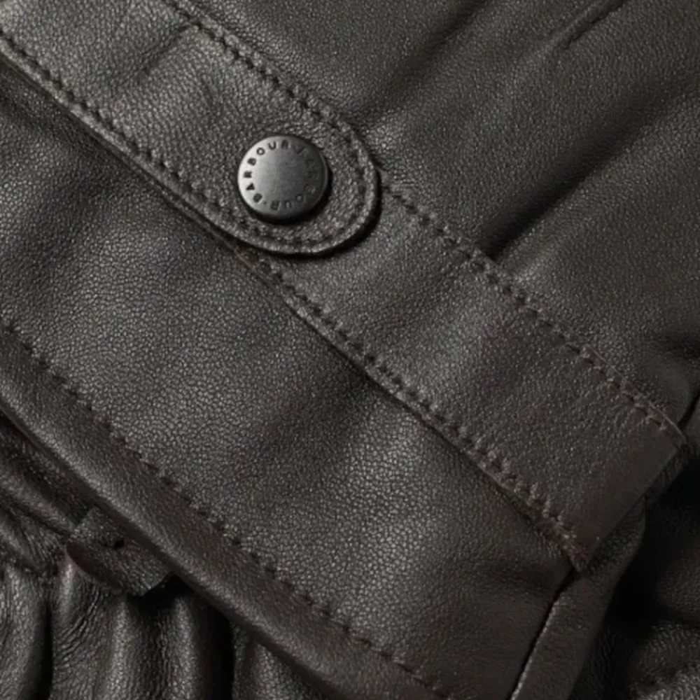 Handsker^Barbour Burnished Leather Thinsulate Handsker Brun
