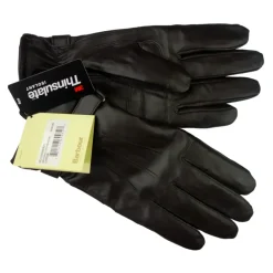 Handsker^Barbour Burnished Leather Thinsulate Handsker Brun