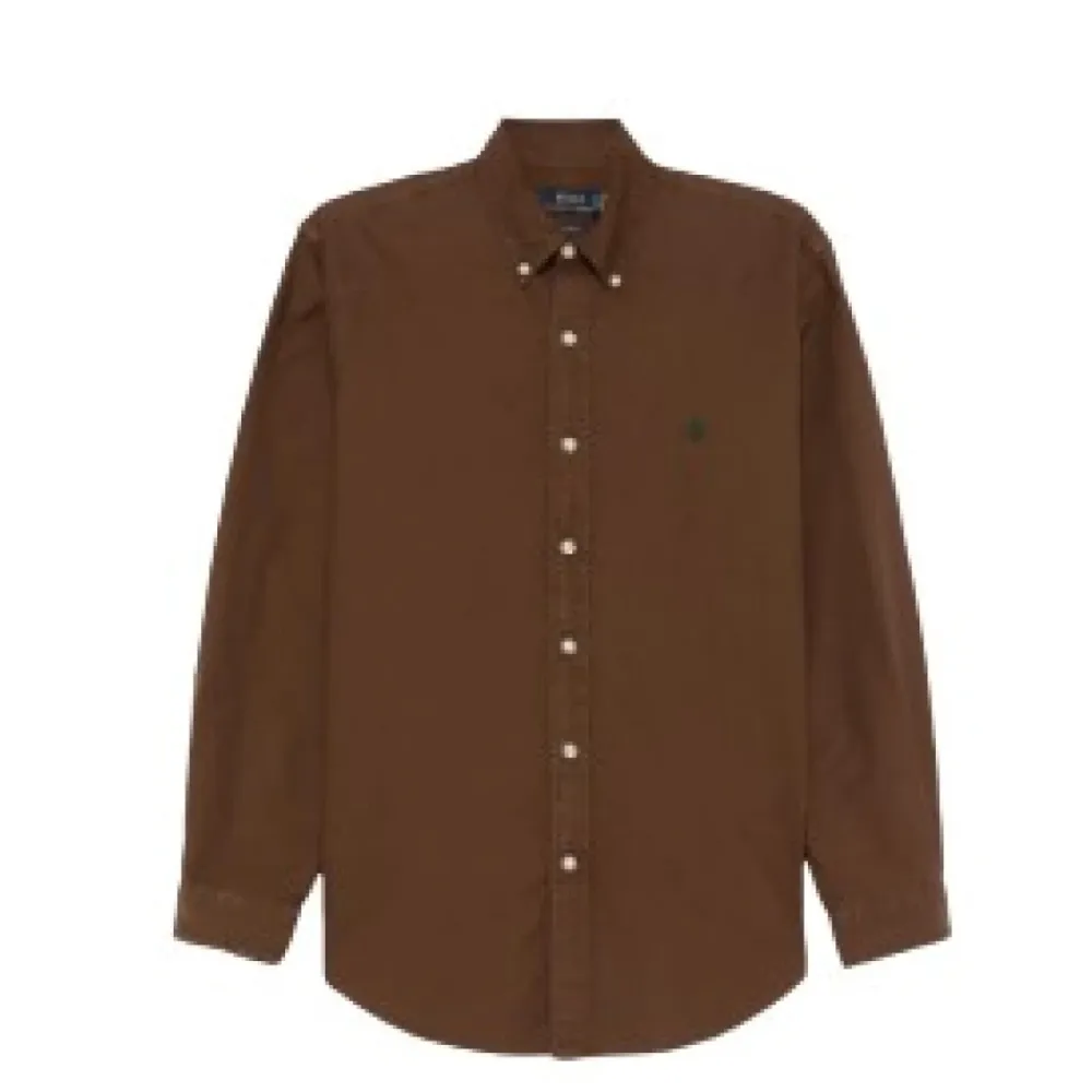Skjorter<Polo Ralph Lauren Button-down skjorte med krave Brun