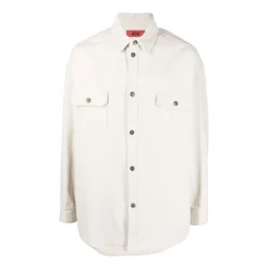 Skjorter^424 Button-up Overshirt Hvid