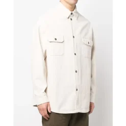 Skjorter^424 Button-up Overshirt Hvid