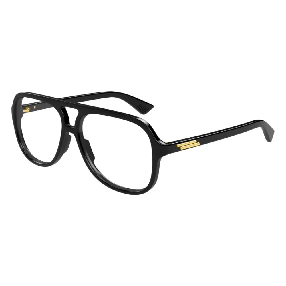 Briller<Bottega Veneta BV1417O 001 Eyeglasses Sort