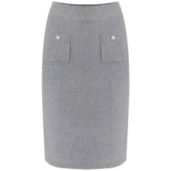 Nederdele<Kocca Calf Length Pencil Skirt Grå