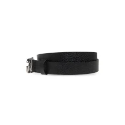 Bælter & Seler^Dolce & Gabbana Calfskin Logo Bælte Sort