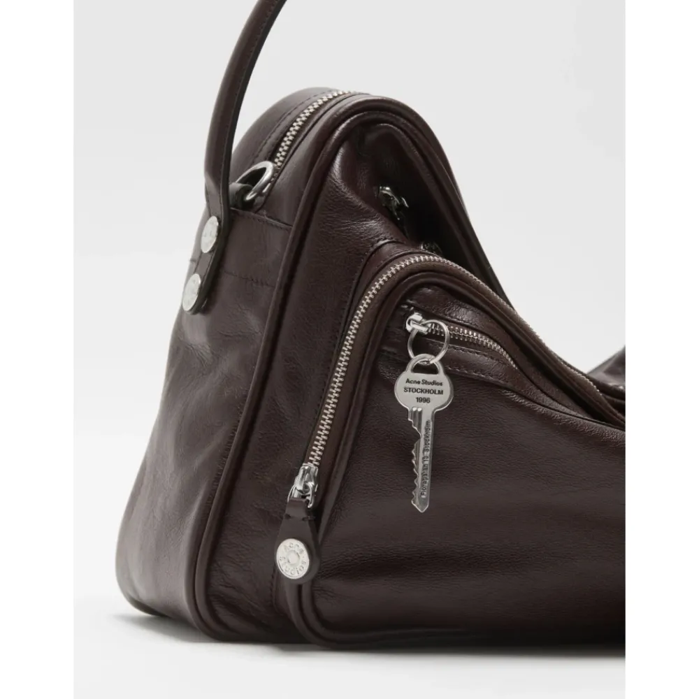 Skuldertasker<Acne Studios Camero Camera Chokolade Taske Brun