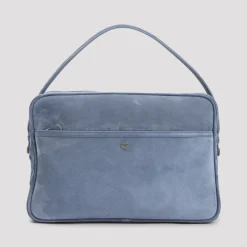 Håndtasker<Acne Studios Camero Camera Suede Taske Blå
