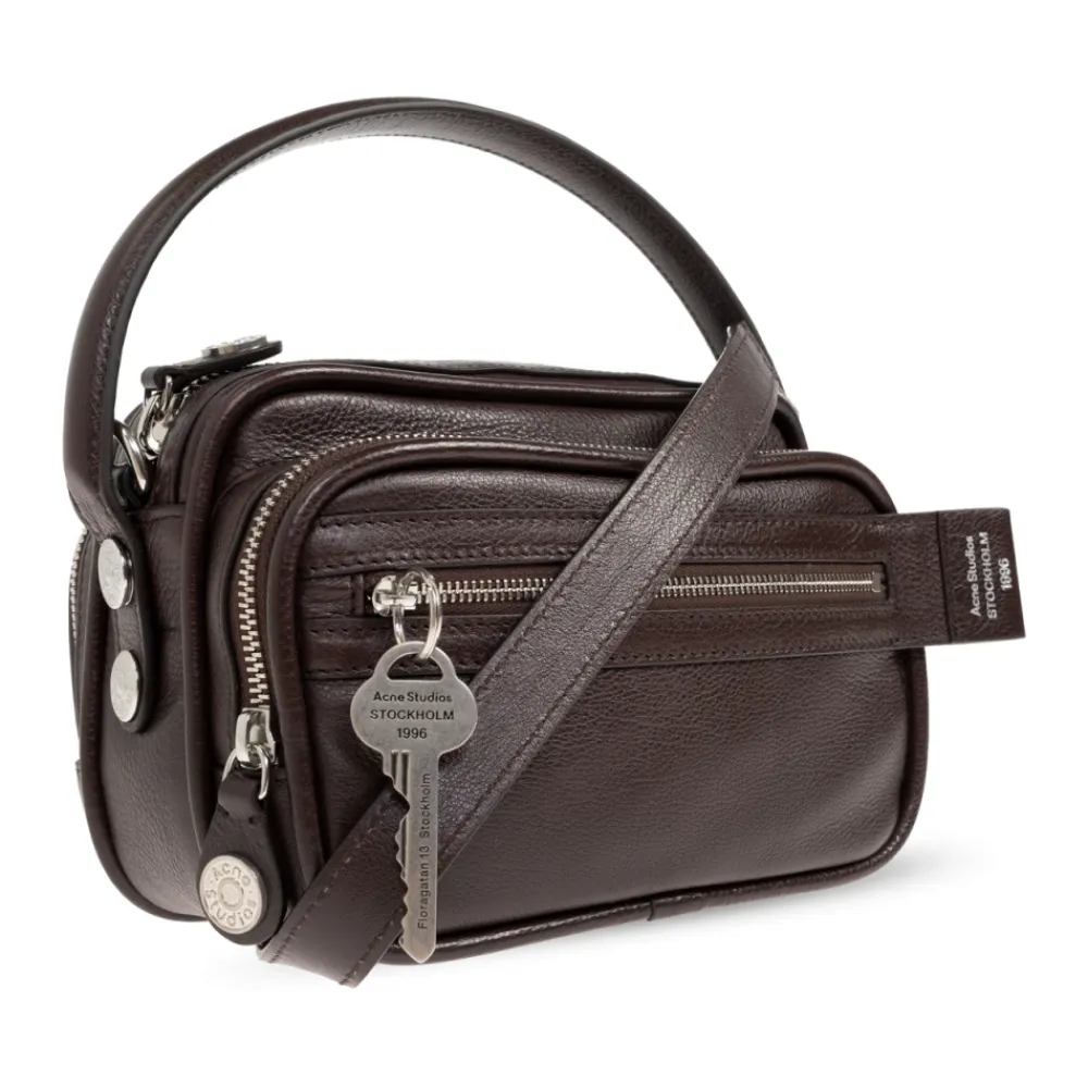 Tasker<Acne Studios Camero Kit Crossbody Taske Brun