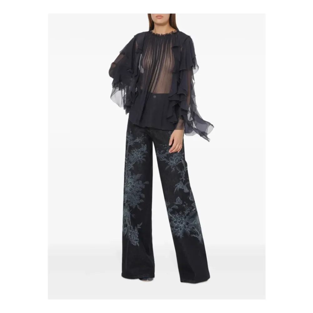 Bluser & Skjorter^Alberta Ferretti Camicia Blå