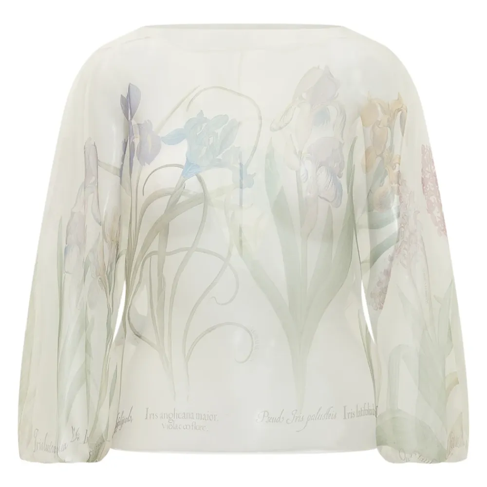 Bluser & Skjorter^Alberta Ferretti Camicia Organza Multifarvet