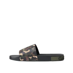 Sandaler<Dolce & Gabbana Camouflage Læder Slides Multifarvet