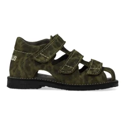 Sandaler<Angulus Camouflage Sandal med Logo og Velcro Grøn