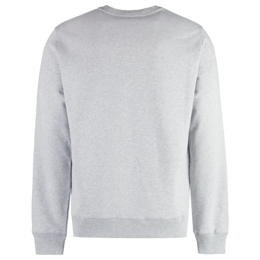 Sweatshirts<Maison Kitsuné Campus Fox Printed Sweatshirt Grå