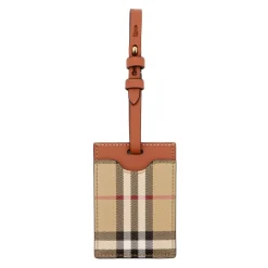 Tilbehør Til Tasker<Burberry Canvas Bagagemærke Beige