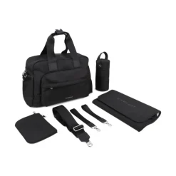 Tasker^Givenchy Canvas Logo Pusletaske Sort